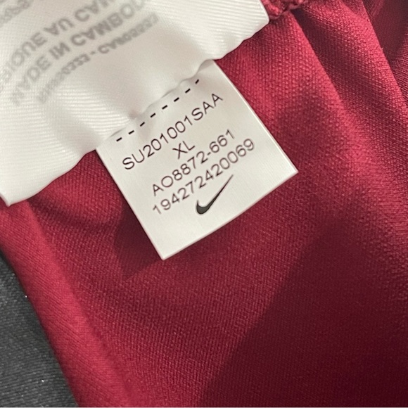 NIKE PRO ELITE TRACK & FIELD TEAM-ISSUED PODIUM PANTS MAROON AO8872-661 Sz XL - Picture 9 of 10